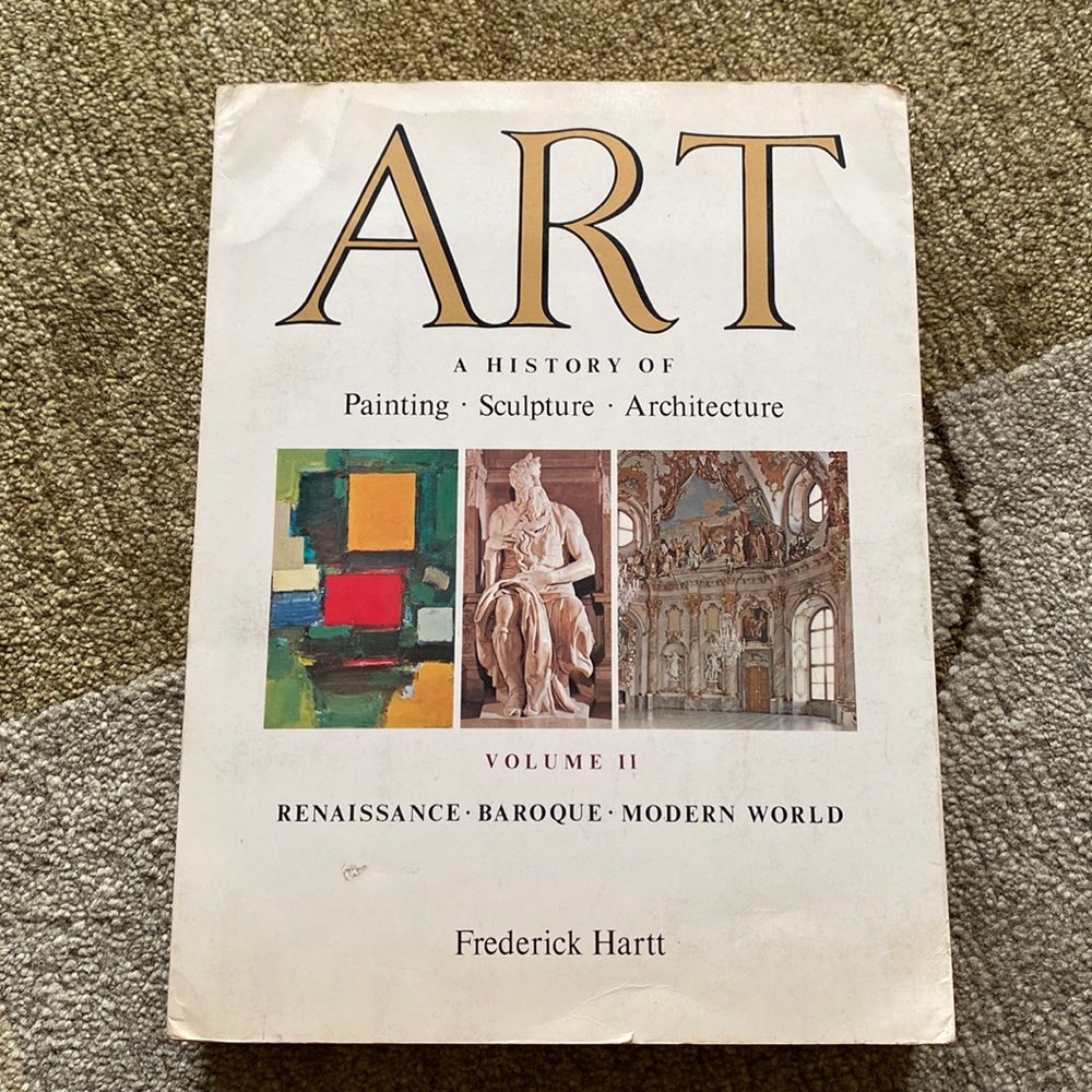ART History of Painting•Sculpture•Architecture Vol 2 (Frederick Hartt) Softcover